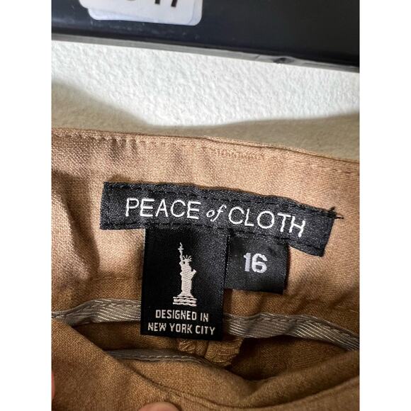 Peace of Cloth Tan Dress Pants size 16 - Picture 3 of 3